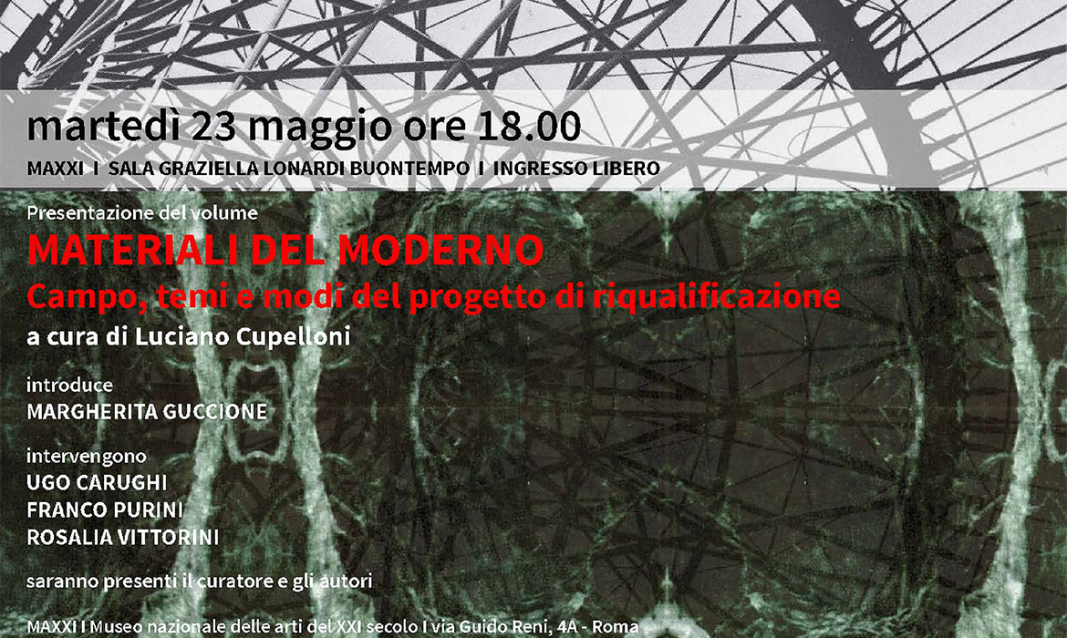 Presentazione del volume MATERIALI DEL MODERNO – MAXXI 23 maggio 2017