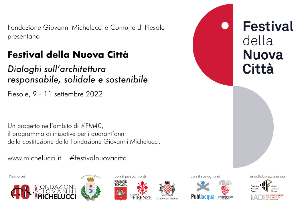 Fondazione Giovanni Michelucci  – Festival della Nuova Città Dialoghi sull’architettura responsabile, solidale e sostenibile