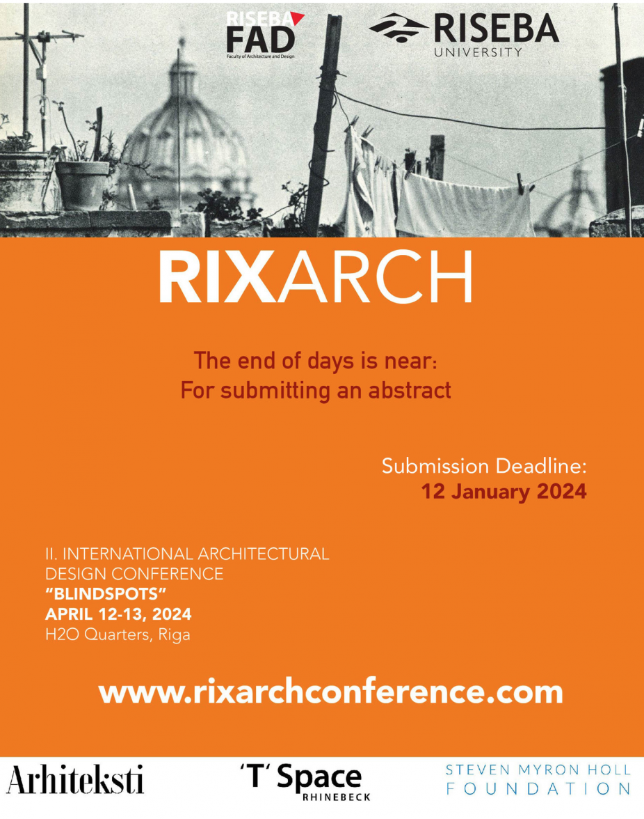 RIXARCH  – International Architectural Design Conference
