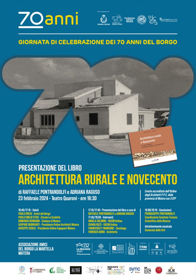 Celebrazione dei 70 anni del Borgo La Martella – Matera – 23 Febbraio 2024