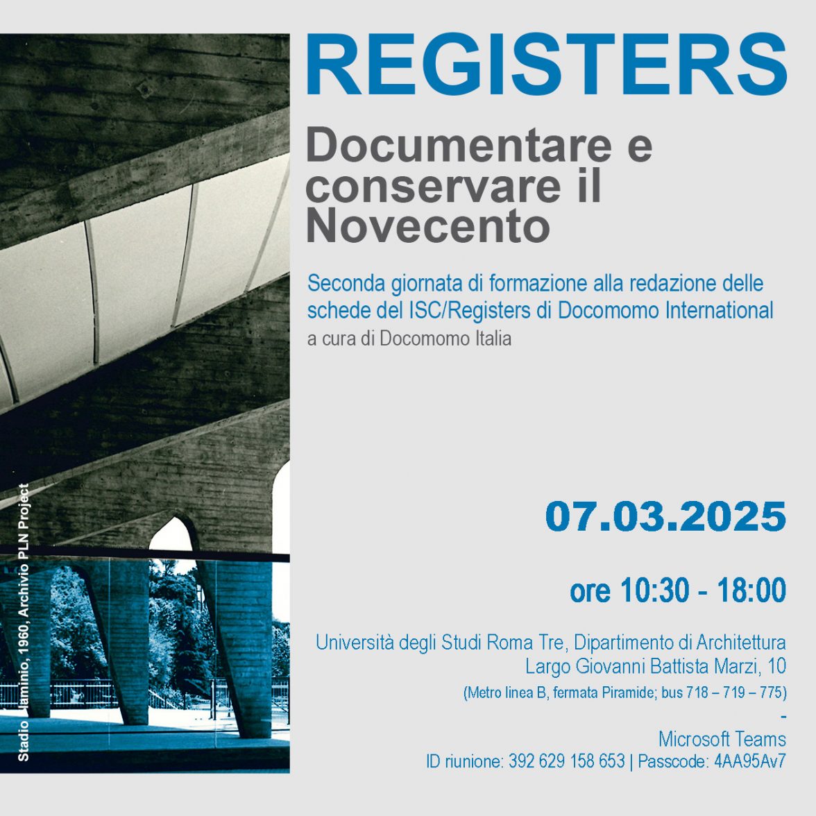 Registers | Documentare e conservare il Novecento