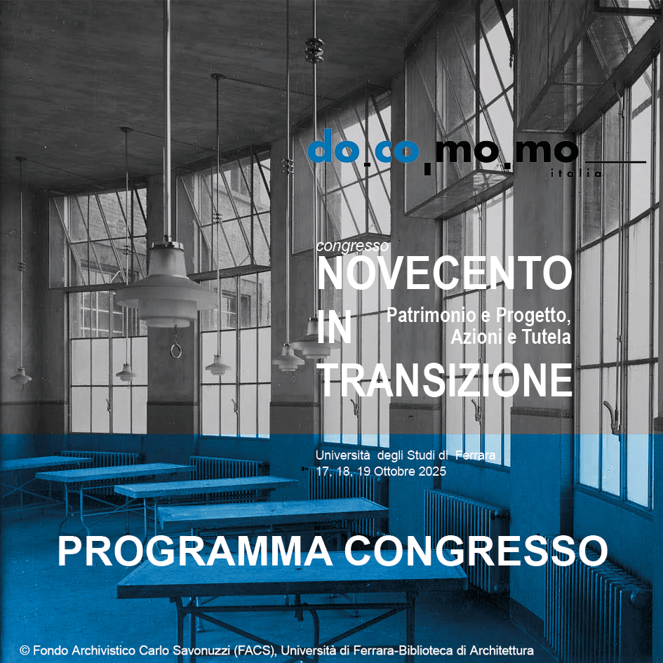 Congresso Docomomo Italia Ferrara 2025 | Programma