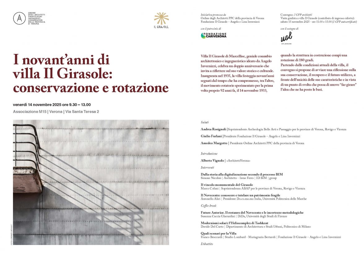 I novant’anni di villa Il Girasole: conservazione e rotazione