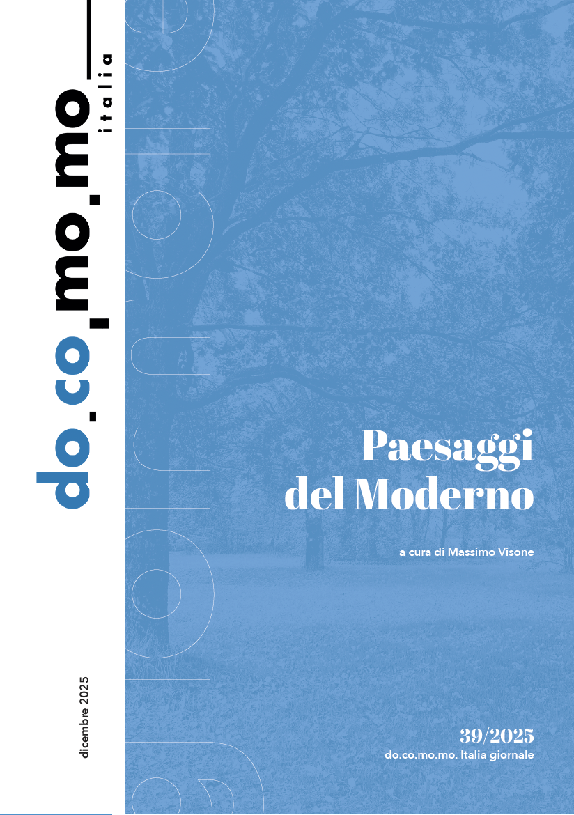 Docomomo Italia Giornale n. 39 del 2025 “Paesaggi del Moderno”