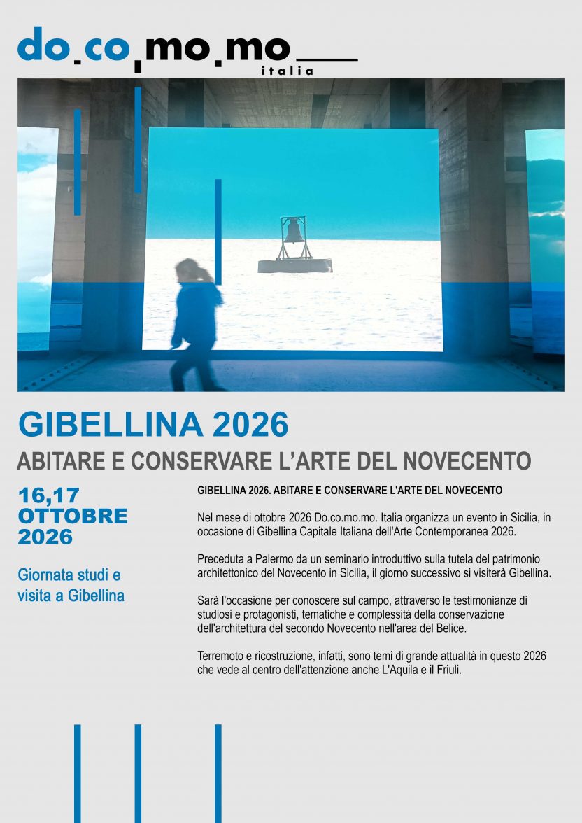 GIBELLINA 2026, 16-17 ottobre | ABITARE E CONSERVARE L’ARTE DEL NOVECENTO